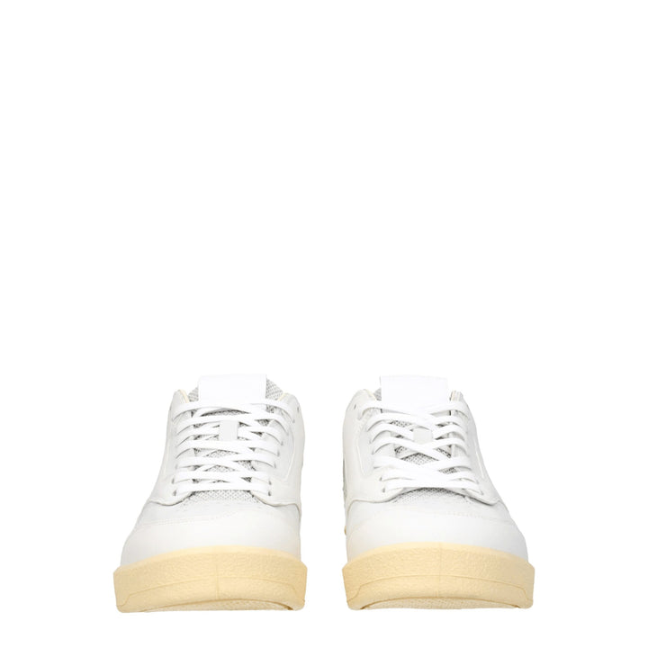 White Leather Sneakers