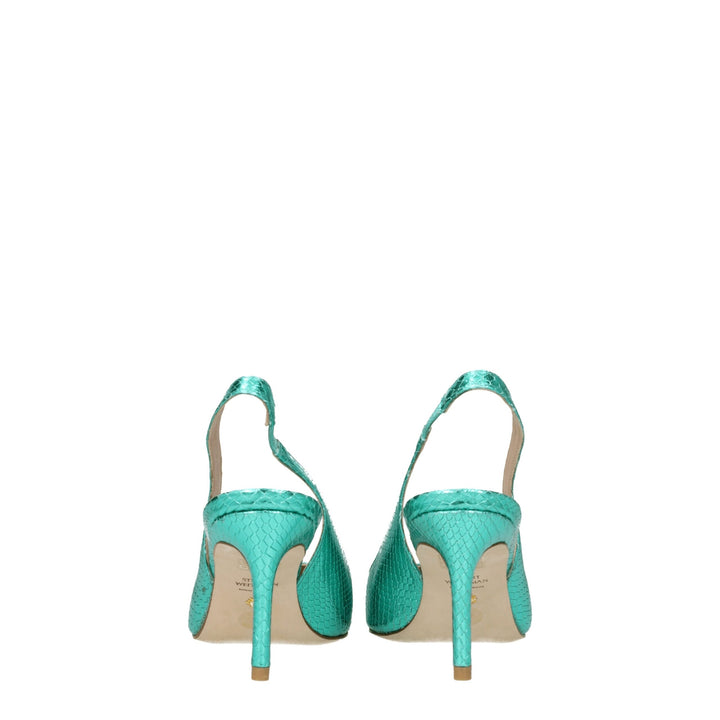 Green Leather Sandal