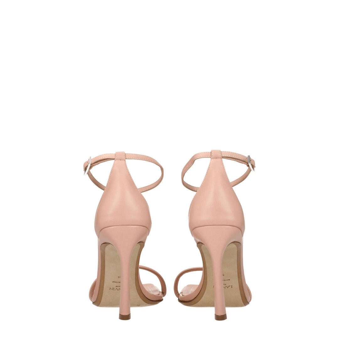 Pink Leather Sandal