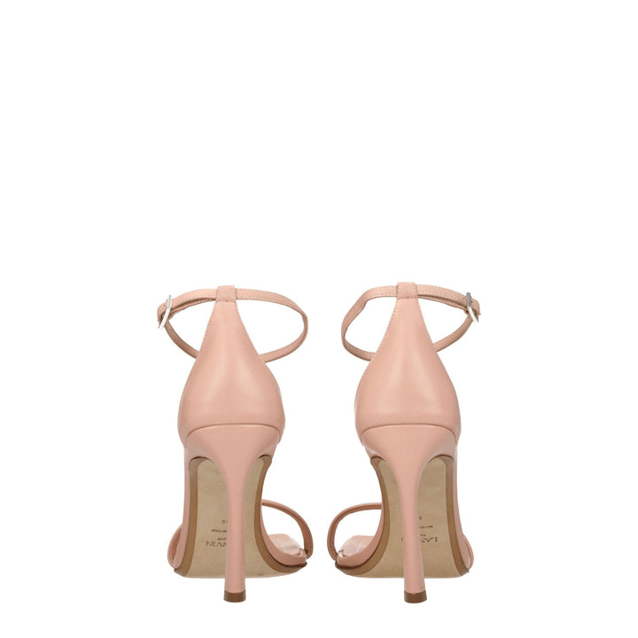 Pink Leather Sandal
