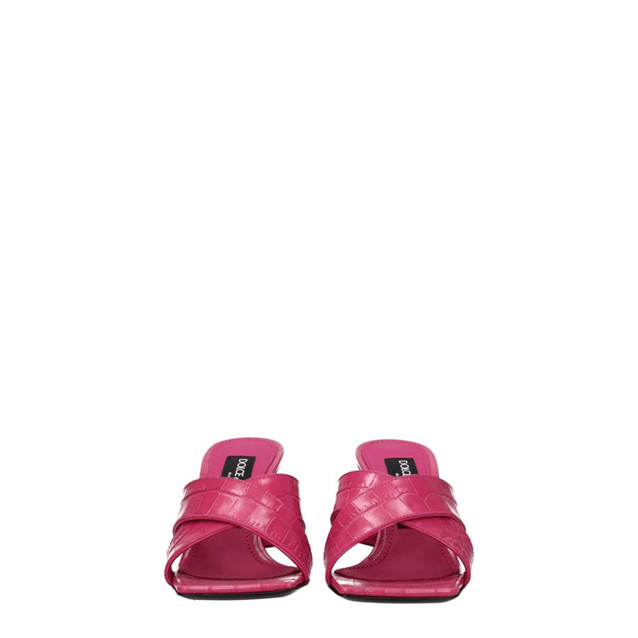 Pink Leather Sandal
