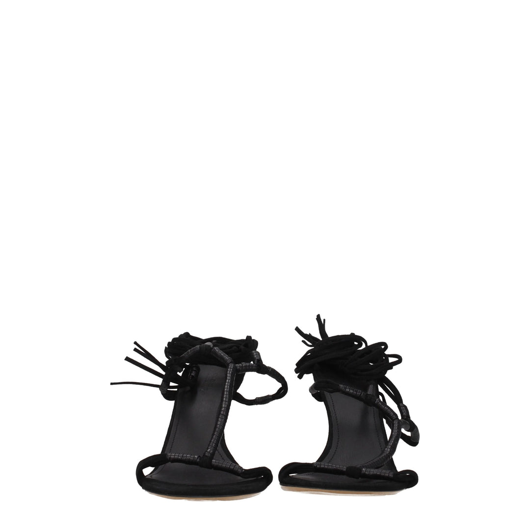 Black Leather Sandal
