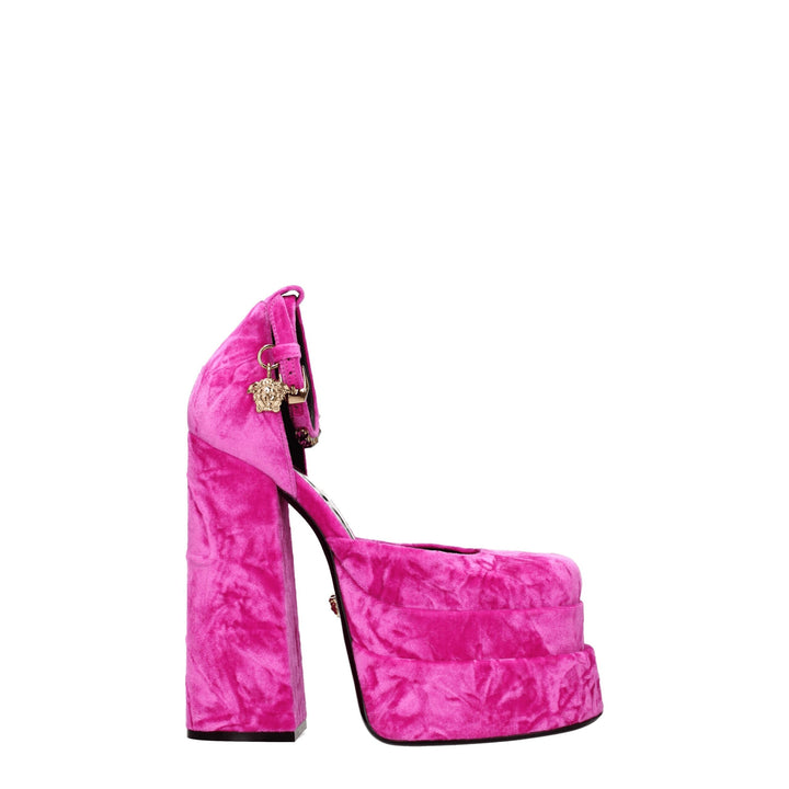 Pink Velvet Sandal