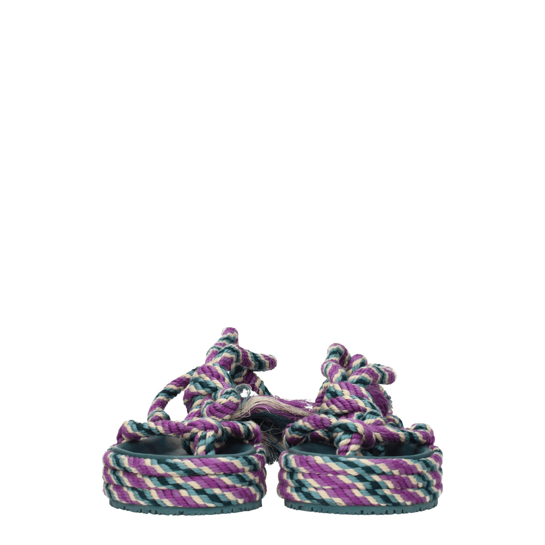 Multicolor Fabric Sandal