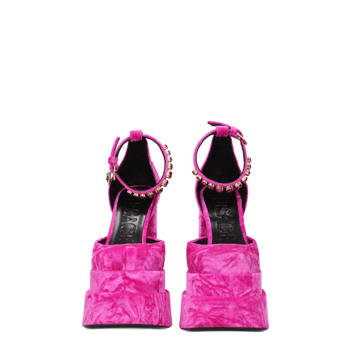 Pink Velvet Sandal