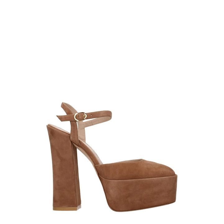 Beige Leather Sandal