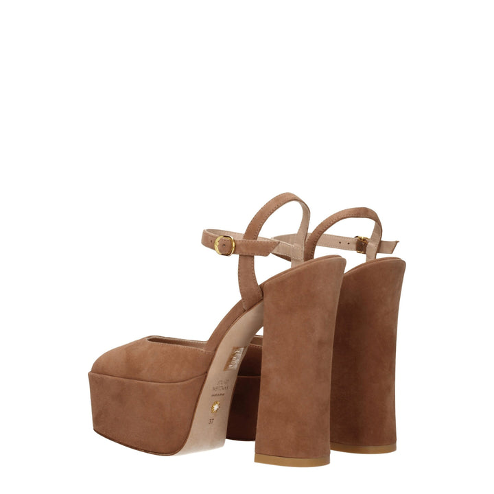Beige Leather Sandal