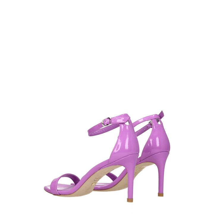 Purple Leather Sandal