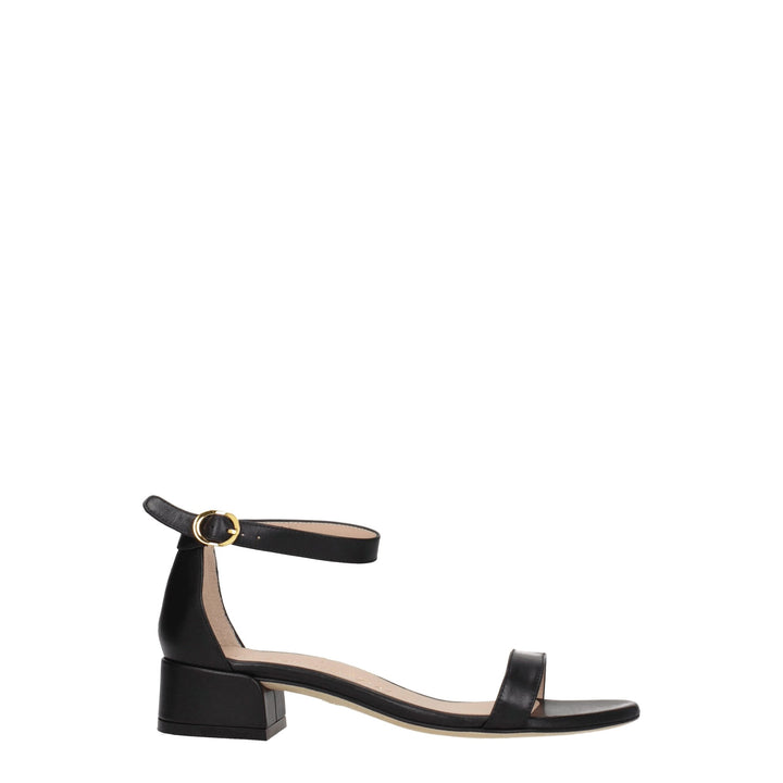 Black Leather Sandal