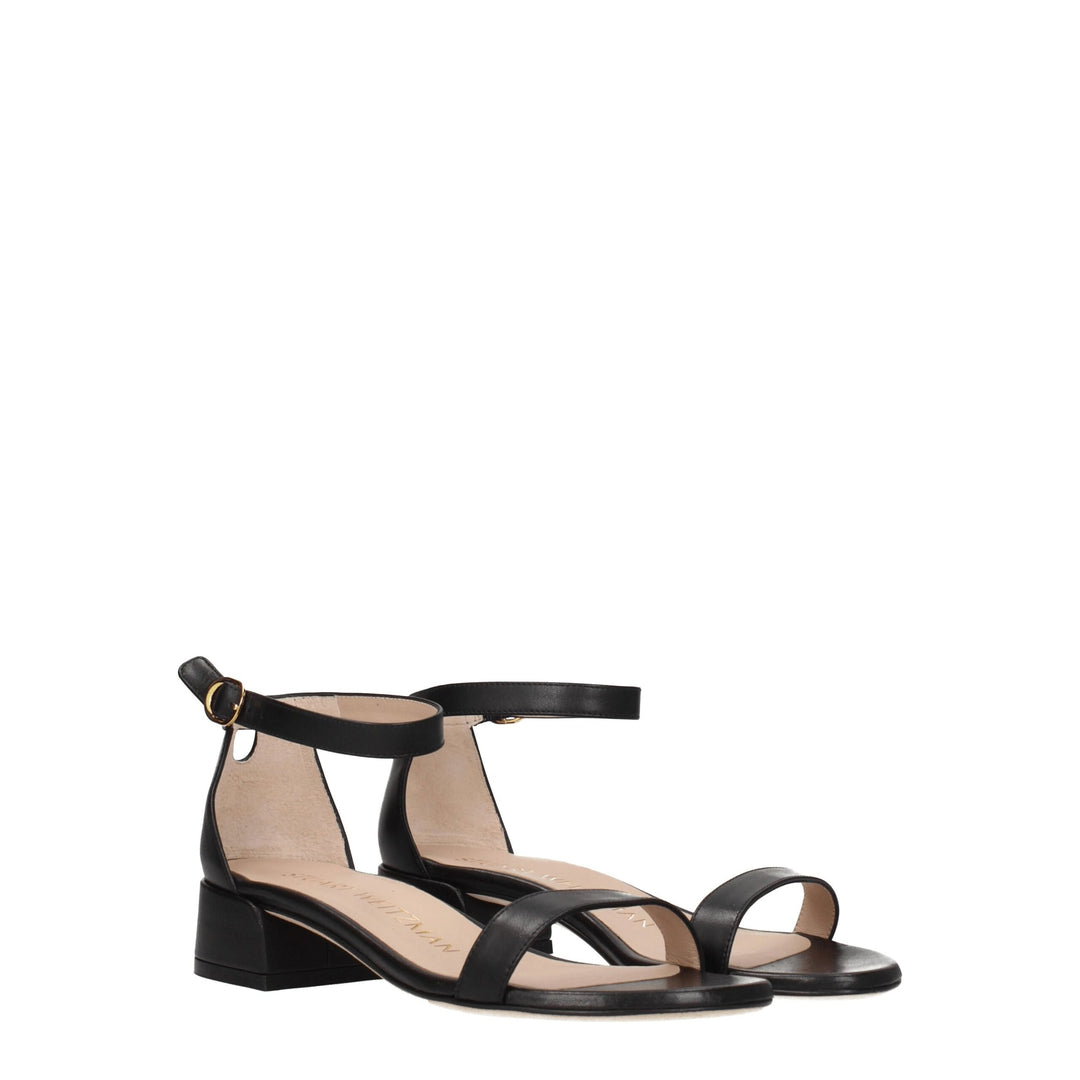 Black Leather Sandal