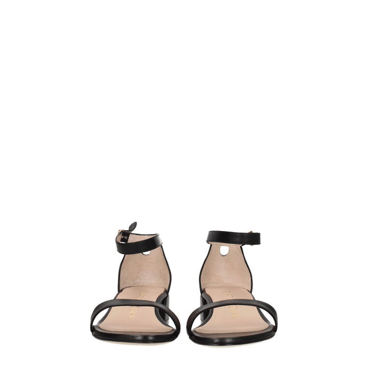 Black Leather Sandal