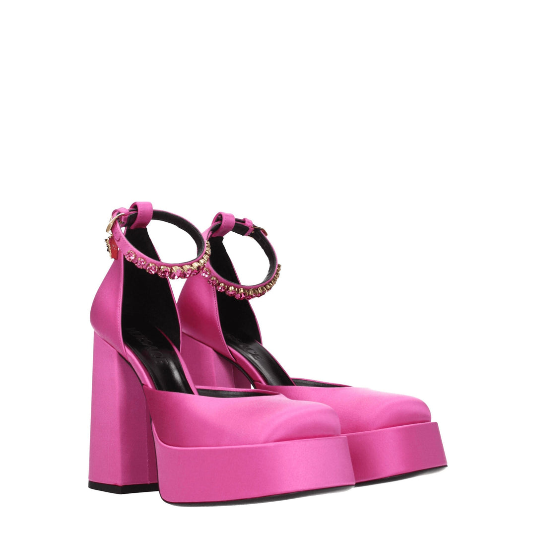 Pink Satin Sandal