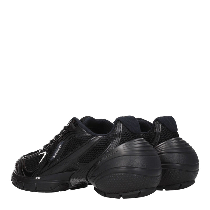 Black Fabric Sneakers