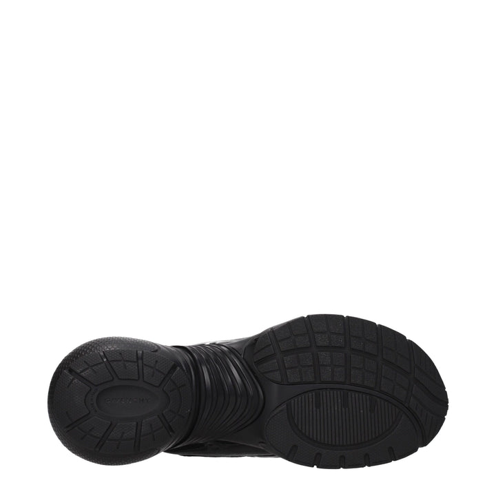 Black Fabric Sneakers