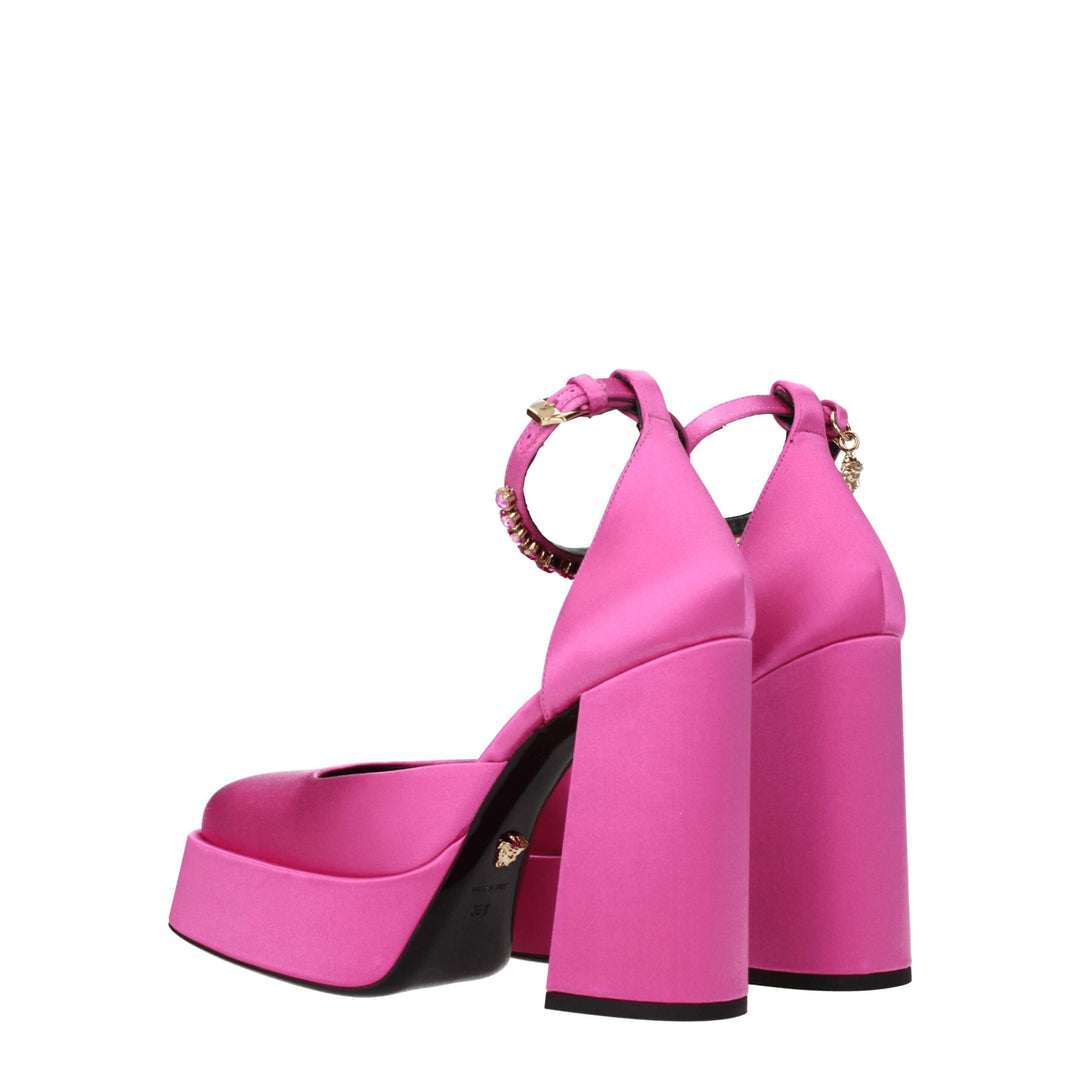 Pink Satin Sandal