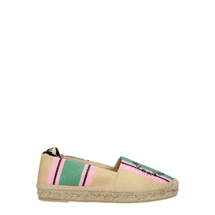 Multicolor Fabric Espadrille