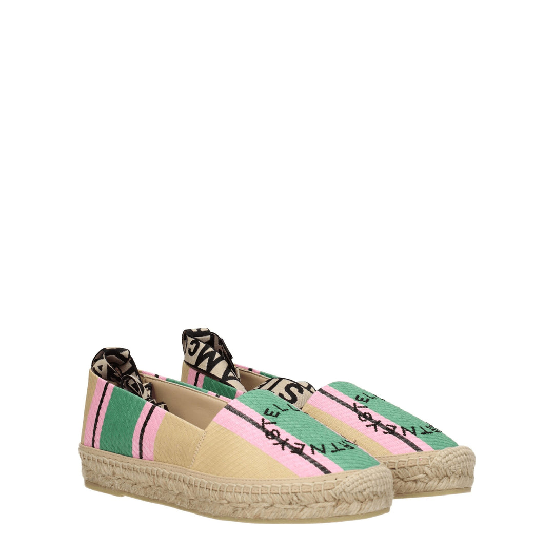 Multicolor Fabric Espadrille