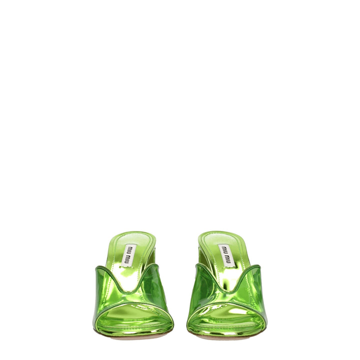 Green Plexiglass Sandal