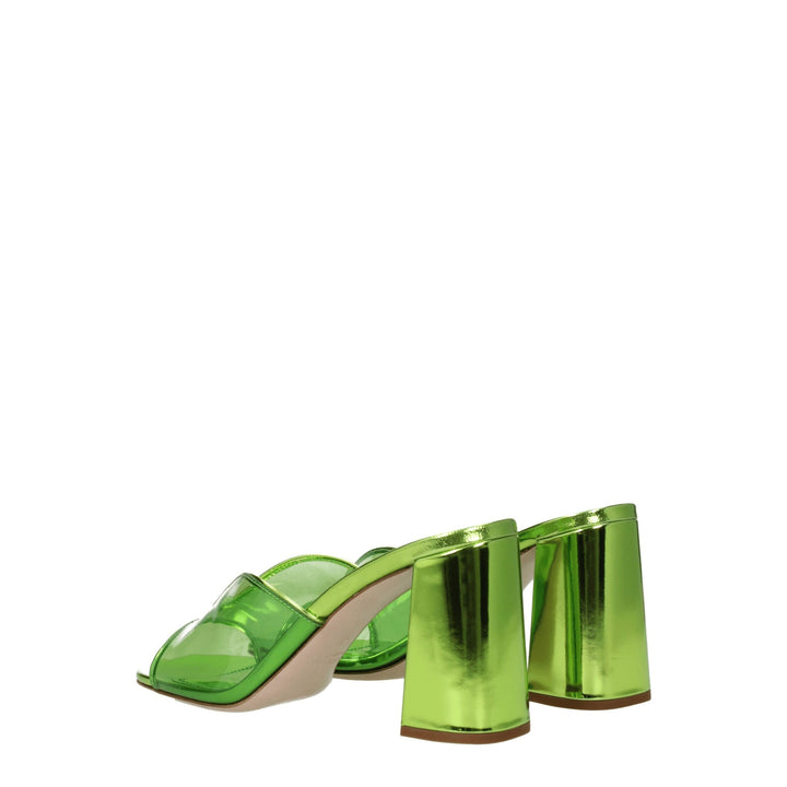 Green Plexiglass Sandal