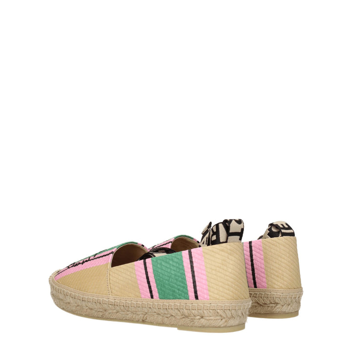 Multicolor Fabric Espadrille