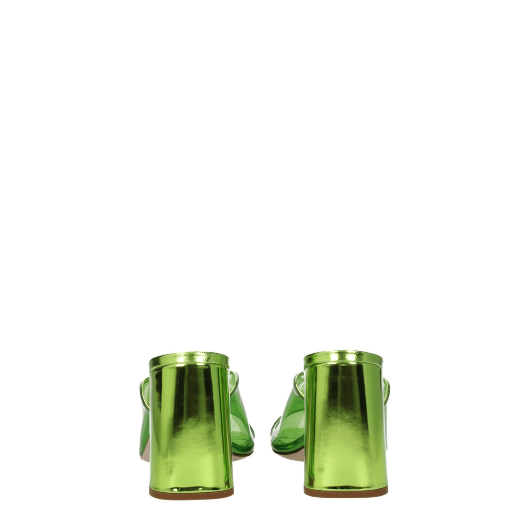 Green Plexiglass Sandal