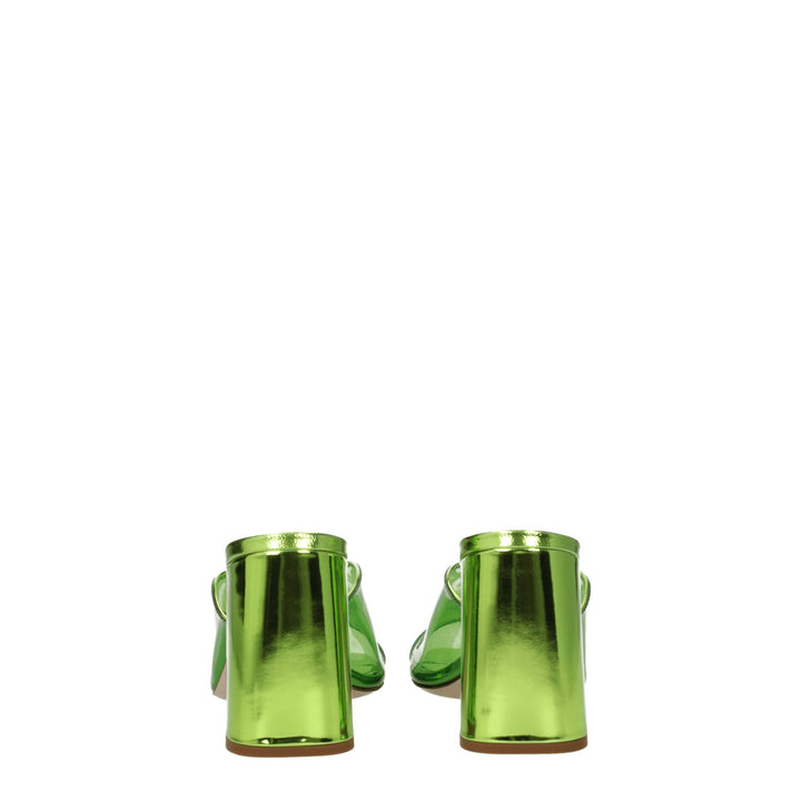Green Plexiglass Sandal