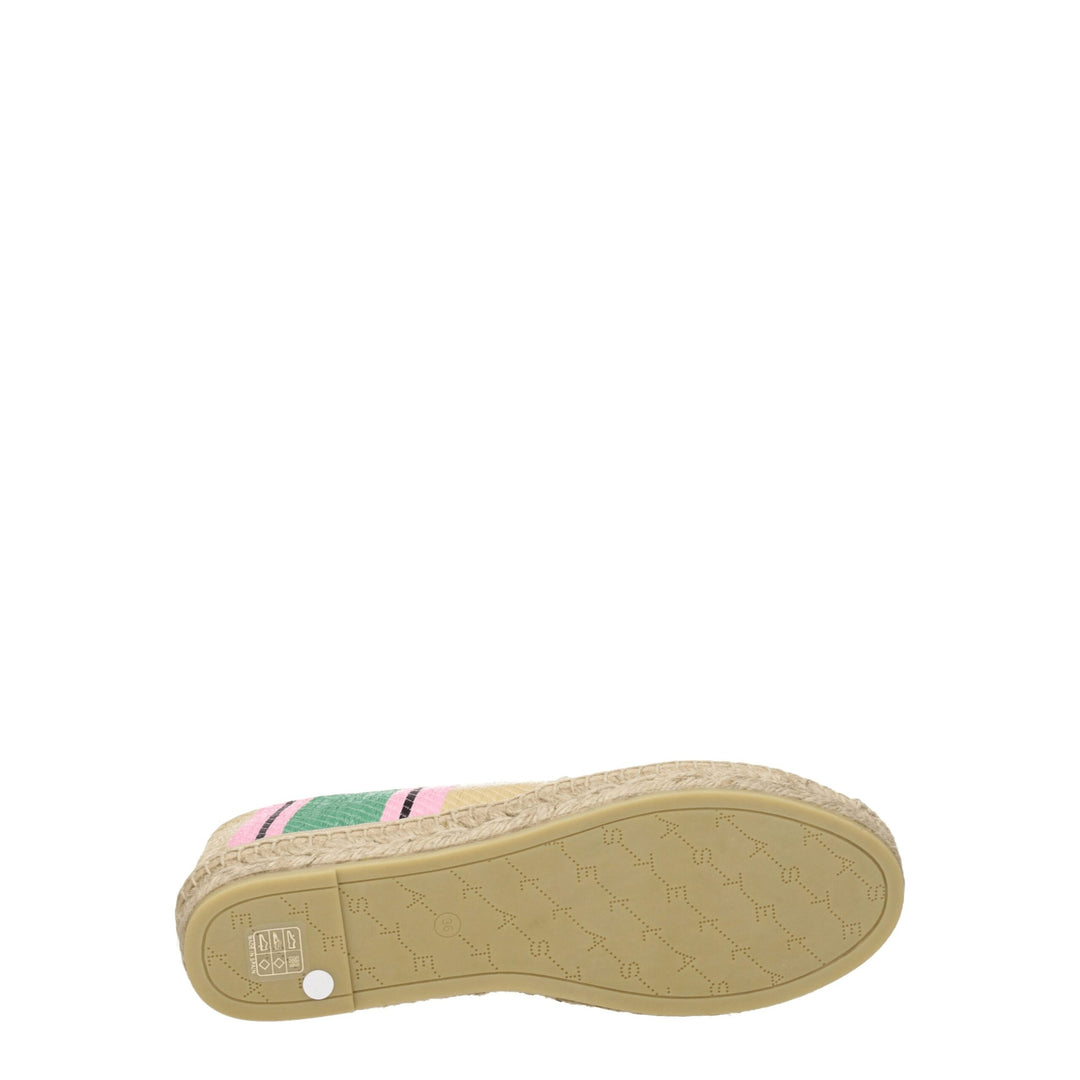 Multicolor Fabric Espadrille