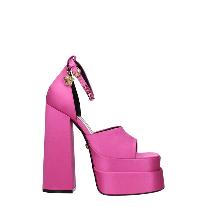 Pink Satin Sandal