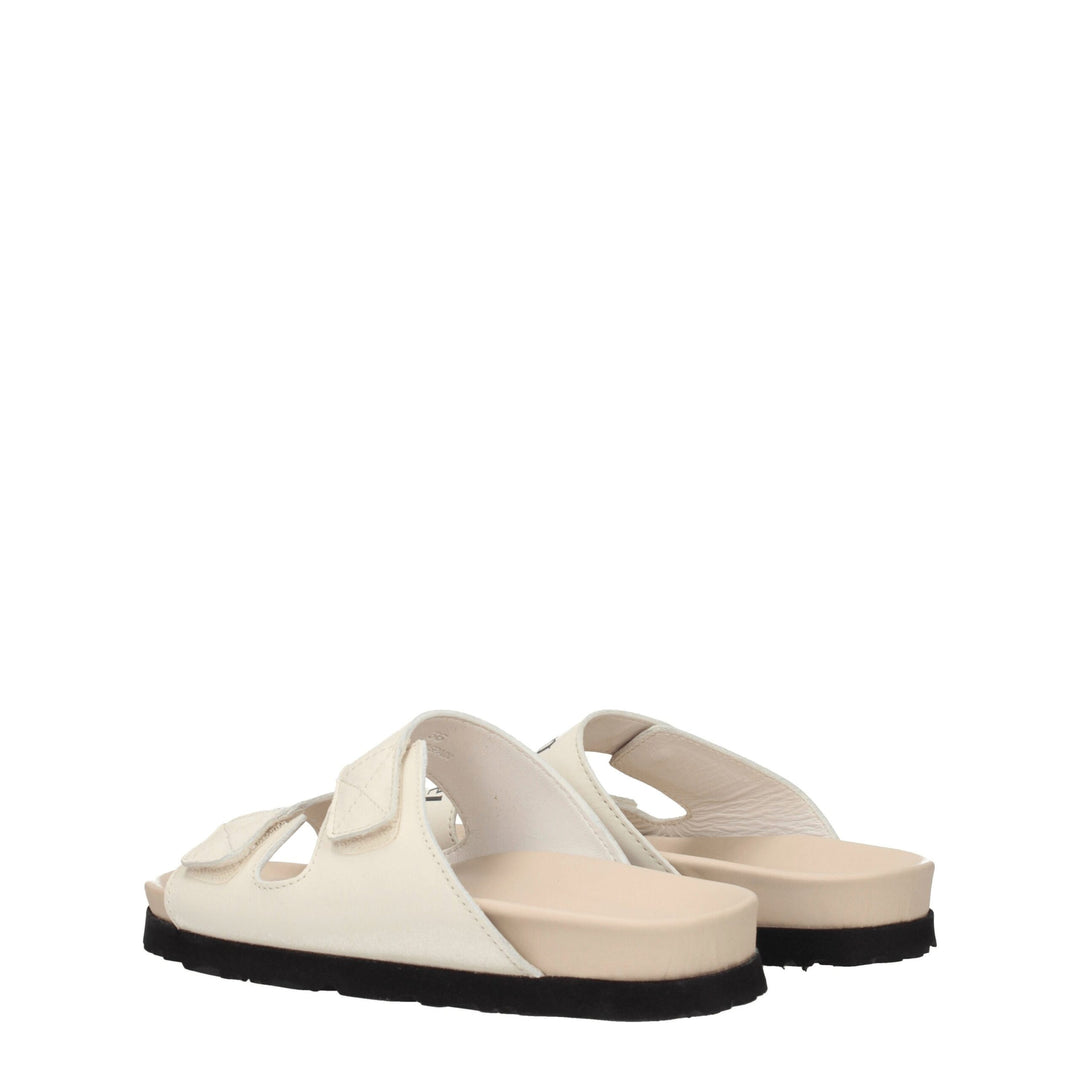 Beige Leather Sandal