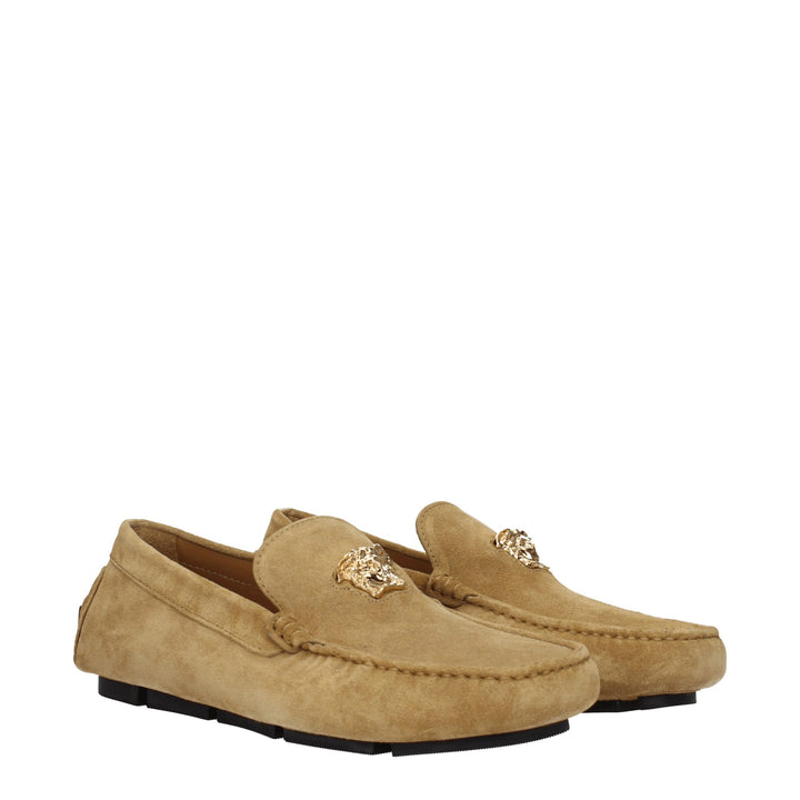 Beige Leather Loafer