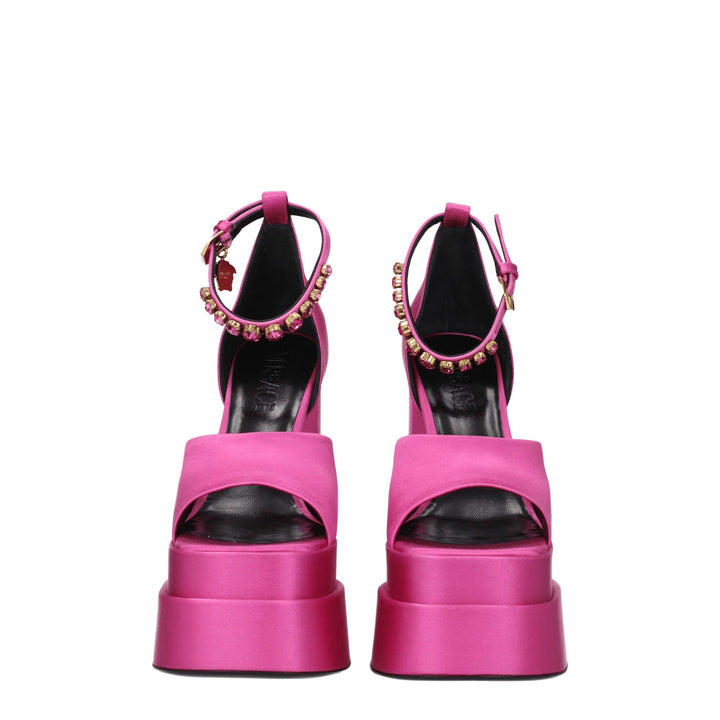 Pink Satin Sandal