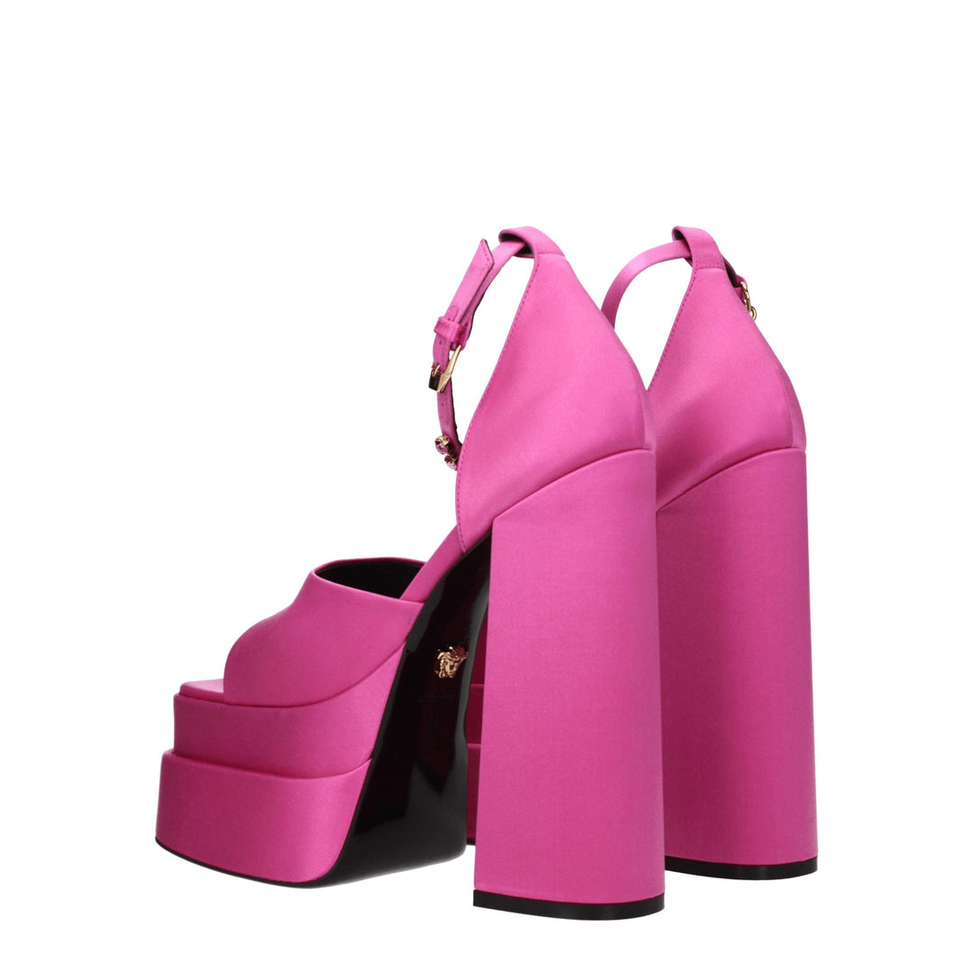 Pink Satin Sandal