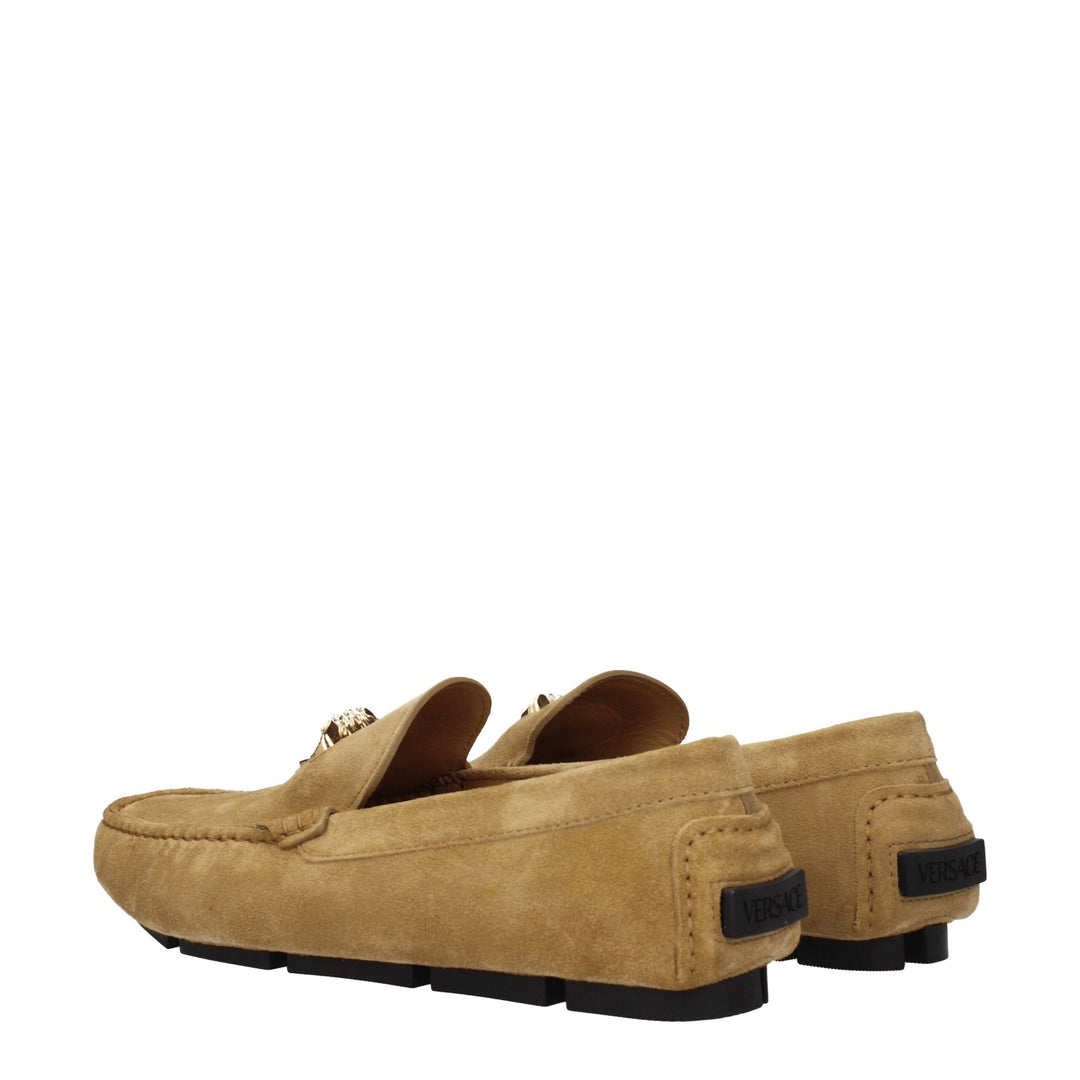 Beige Leather Loafer