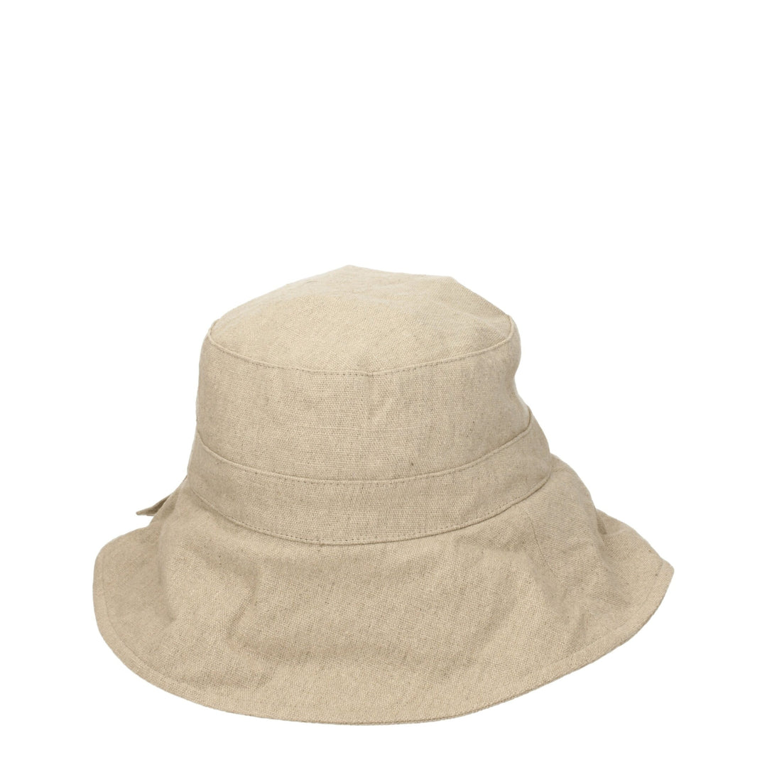 Beige Linen Hat