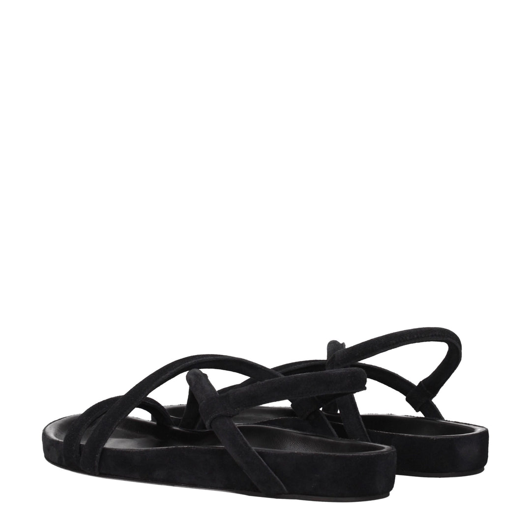 Black Leather Sandal