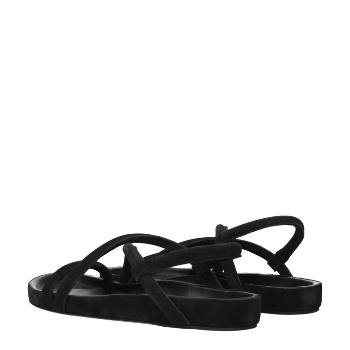 Black Leather Sandal