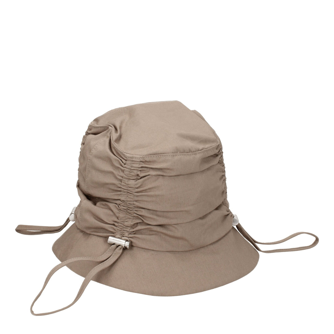 Beige Cotton Hat