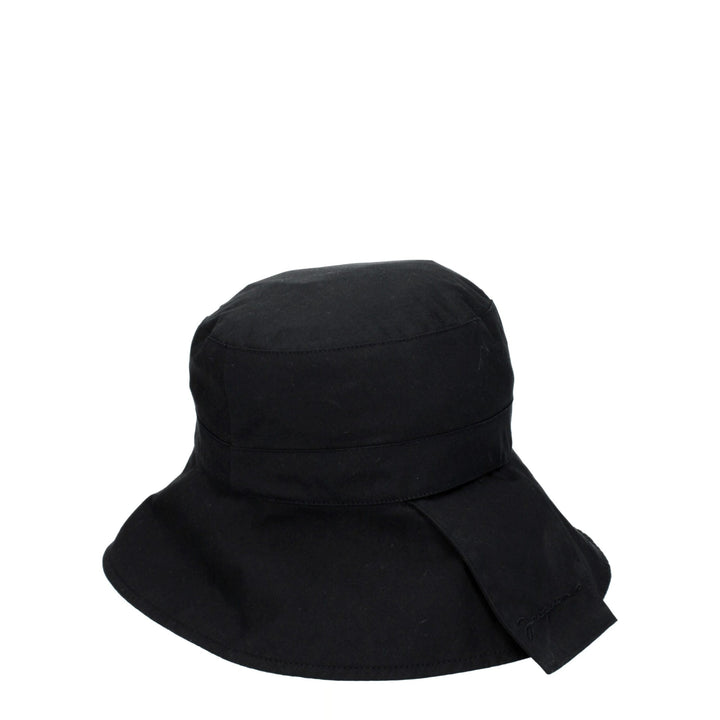 Black Cotton Hat