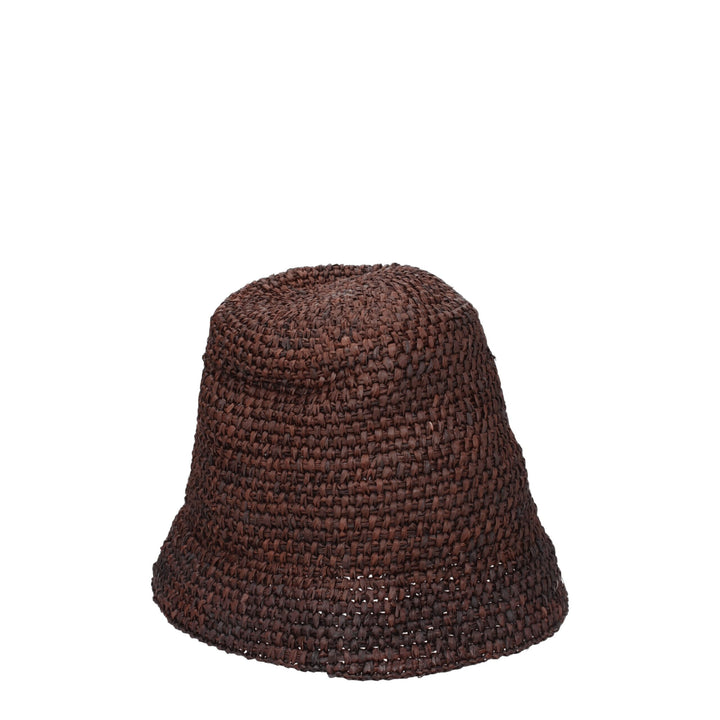 Brown Raffia Hat