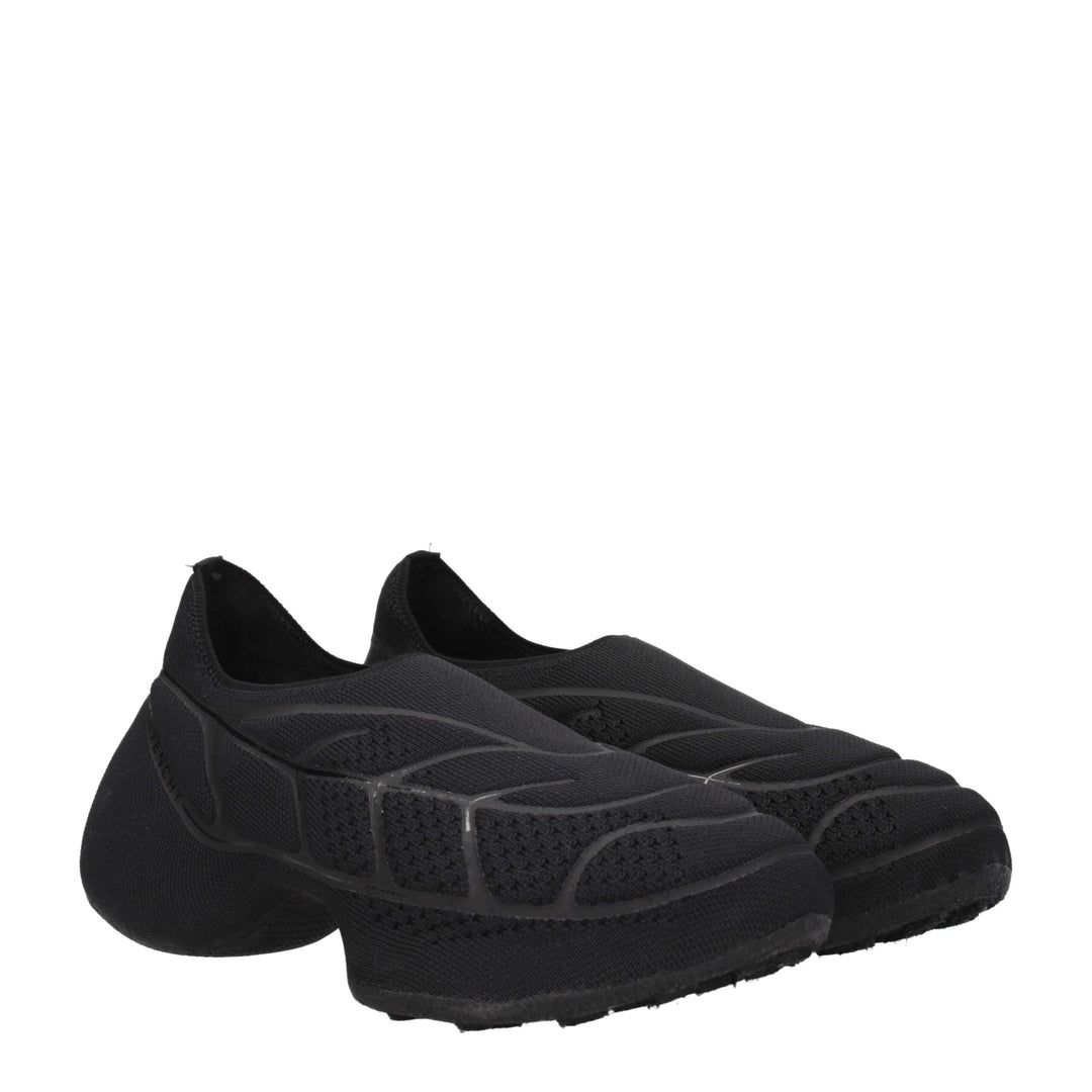 Black Fabric Slip-On Loafer