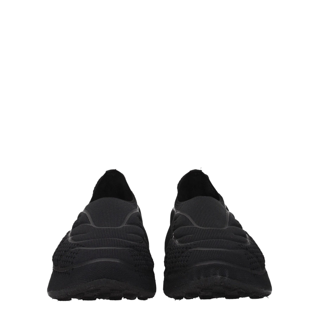 Black Fabric Slip-On Loafer