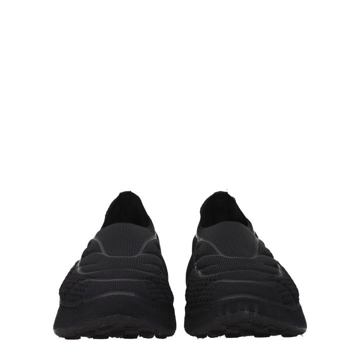 Black Fabric Slip-On Loafer