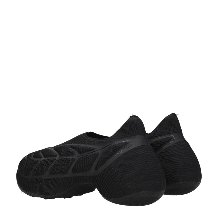 Black Fabric Slip-On Loafer