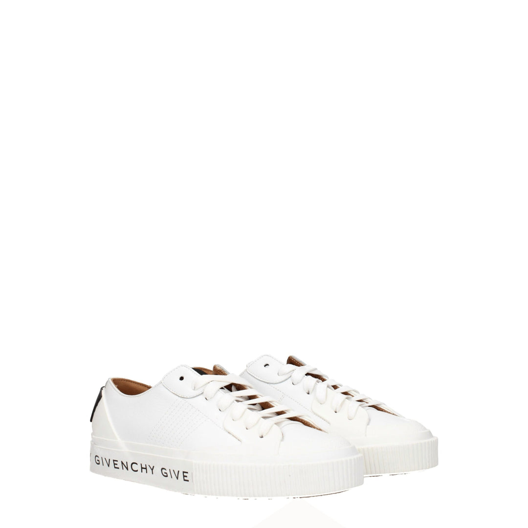 White Leather Sneakers