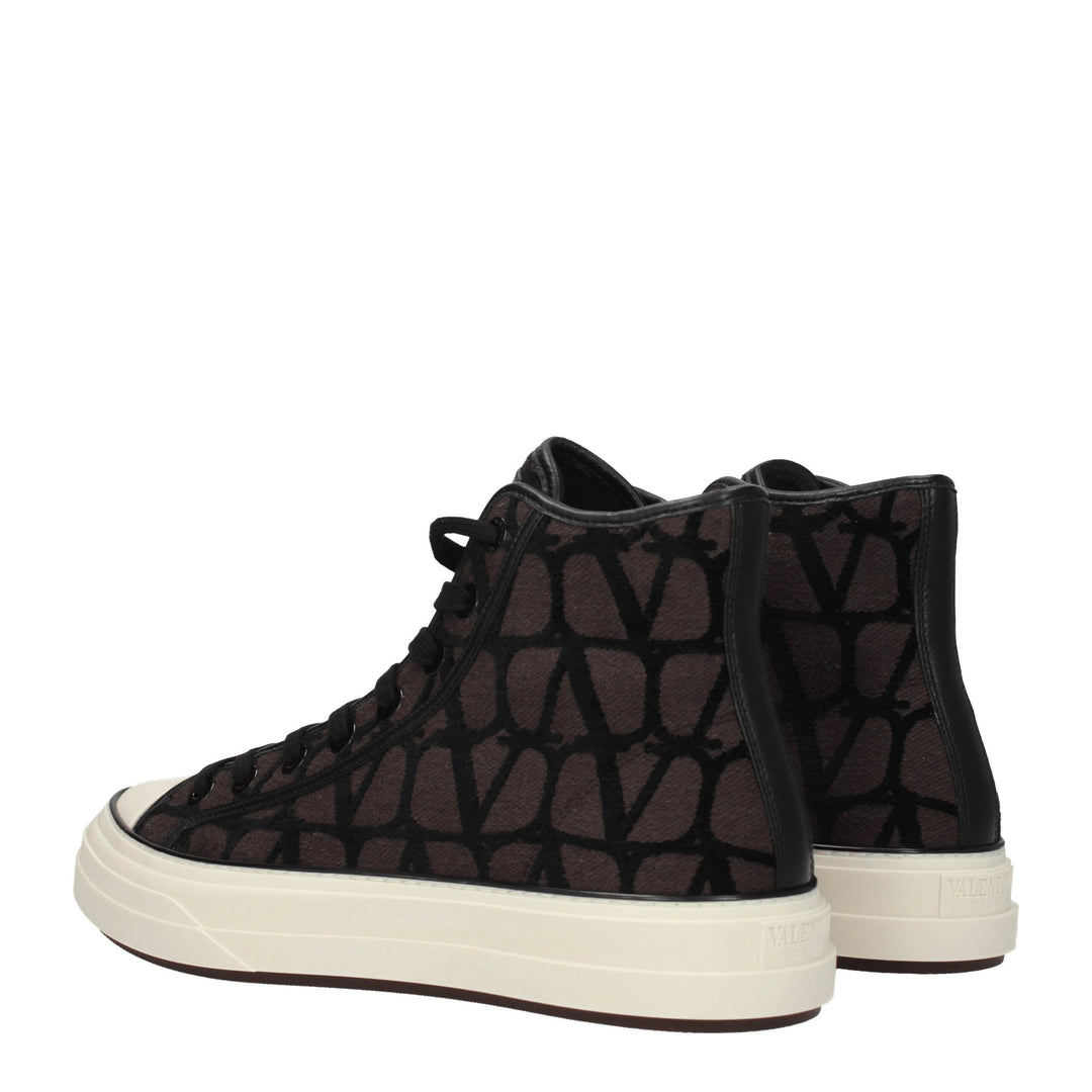 Valentino Garavani Brown Fabric High Tops