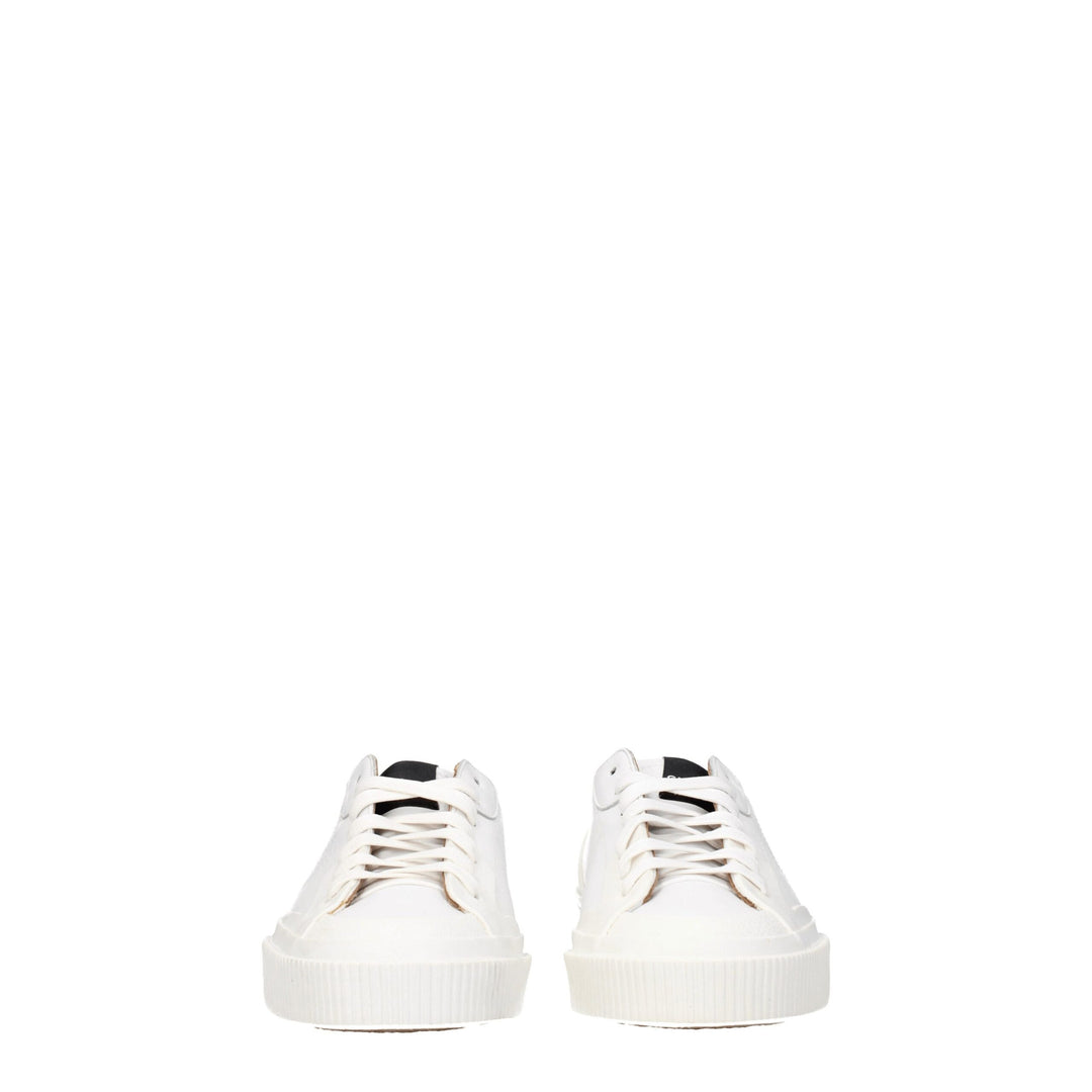 White Leather Sneakers