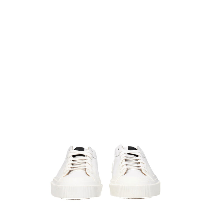 White Leather Sneakers