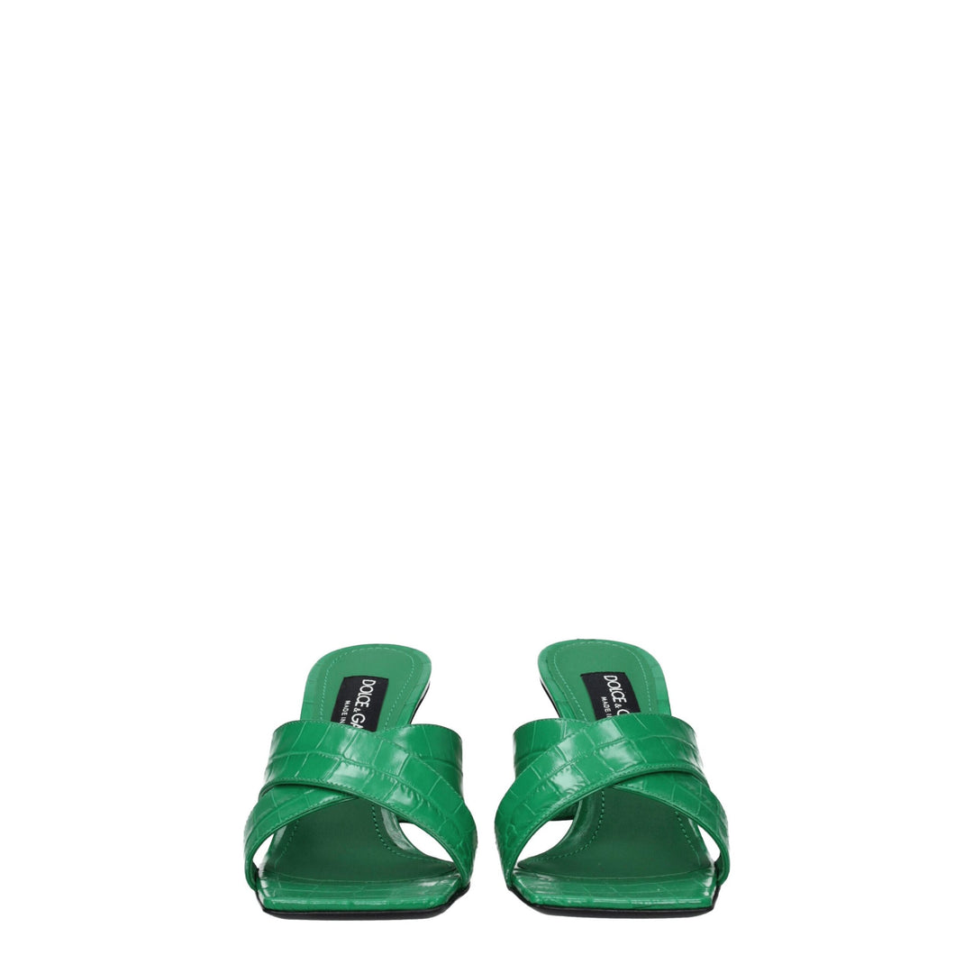 Green Leather Sandal