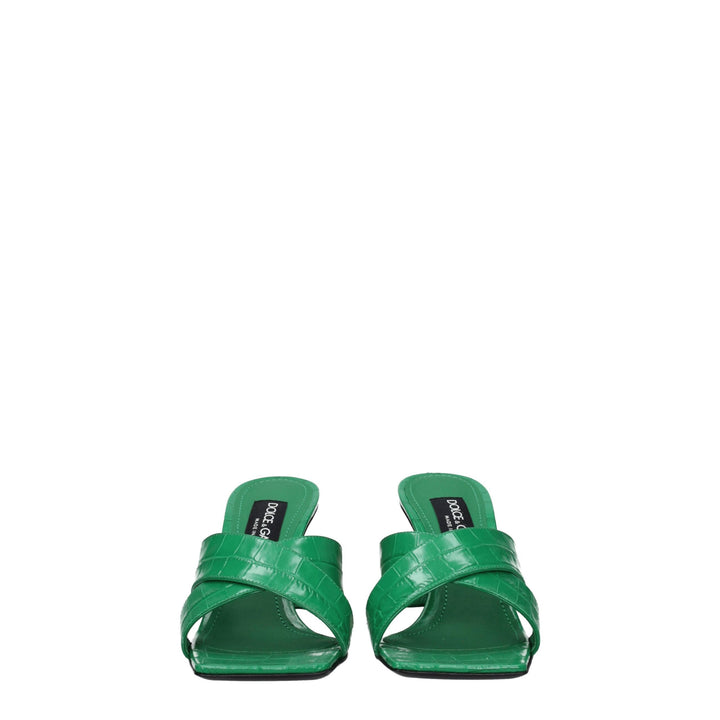 Green Leather Sandal