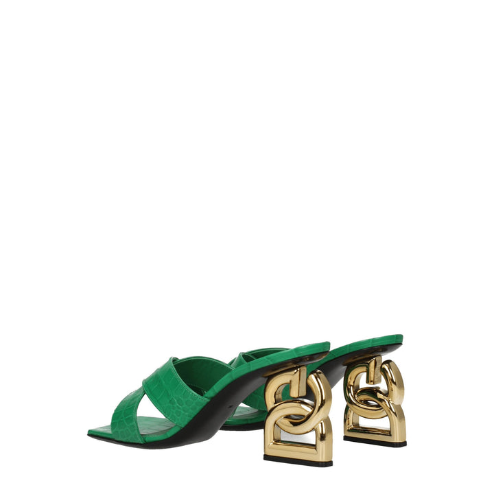 Green Leather Sandal